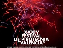Cartel XXXIV Festival de Pirotecnia de Valencia 2013